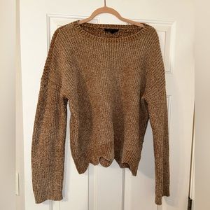 Super soft velour sweater